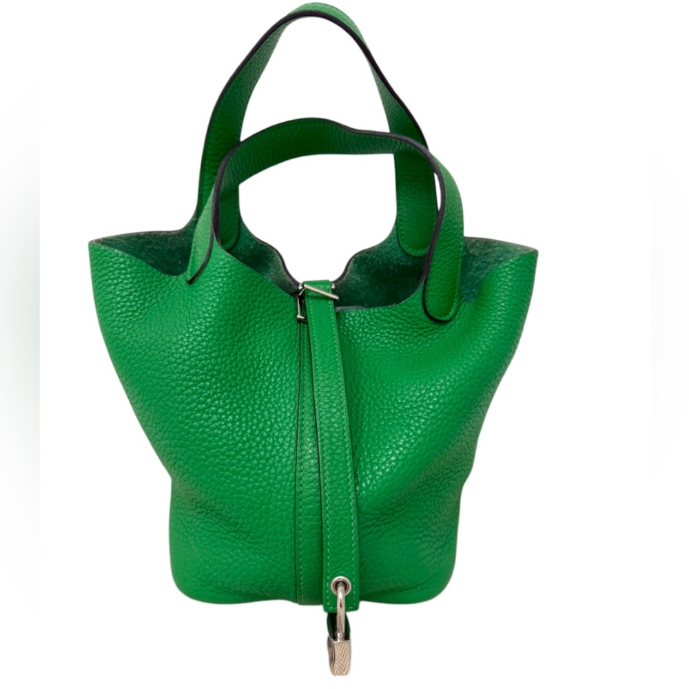 Hermès Picotin Lock 18 Bamboo Green Handbag